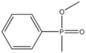 Phenyl(methyl)phosphinic acid methyl ester,,结构式