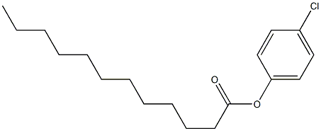 Lauric acid 4-chlorophenyl ester Struktur