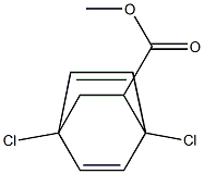 1,4-Dichlorobicyclo[2.2.2]octa-2,5-diene-7-carboxylic acid methyl ester,,结构式