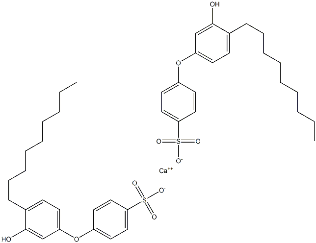 Bis(3'-hydroxy-4'-nonyl[oxybisbenzene]-4-sulfonic acid)calcium salt