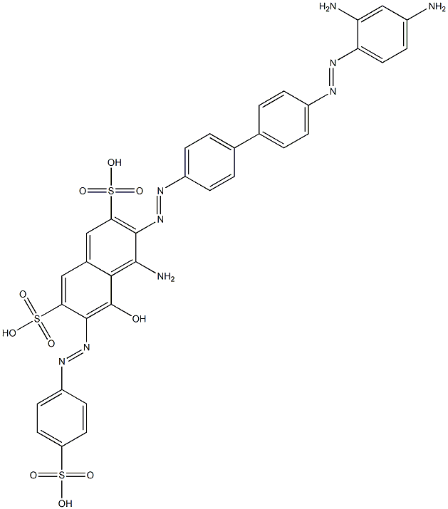 4-Amino-3-[[4'-[(2,4-diaminophenyl)azo][1,1'-biphenyl]-4-yl]azo]-5-hydroxy-6-[(4-sulfophenyl)azo]-2,7-naphthalenedisulfonic acid