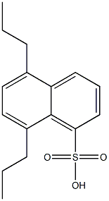 5,8-Dipropyl-1-naphthalenesulfonic acid Structure