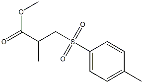 3-(p-Tolylsulfonyl)-2-methylpropanoic acid methyl ester Structure