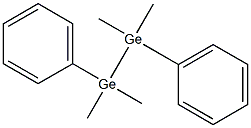1,2-Diphenyl-1,1,2,2-tetramethyldigermane Struktur