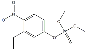 Thiophosphoric acid O,O-dimethyl O-(3-ethyl-4-nitrophenyl) ester