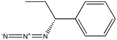 [R,(+)]-1-Phenylpropyl azide Struktur