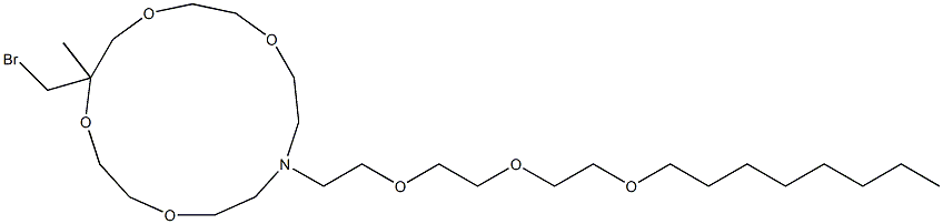 13-[2-[2-[2-(Octyloxy)ethoxy]ethoxy]ethyl]-5-(bromomethyl)-5-methyl-1,4,7,10-tetraoxa-13-azacyclopentadecane