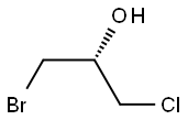(R)-1-Chloro-3-bromo-2-propanol,,结构式