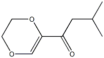 5-Isovaleryl-2,3-dihydro-1,4-dioxin Structure