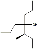 [R,(+)]-3-Methyl-4-propyl-4-heptanol 结构式