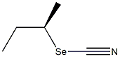 (-)-セレノシアン酸(R)-sec-ブチル 化学構造式