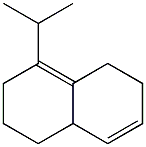 1,2,4a,5,6,7-Hexahydro-8-isopropylnaphthalene Structure