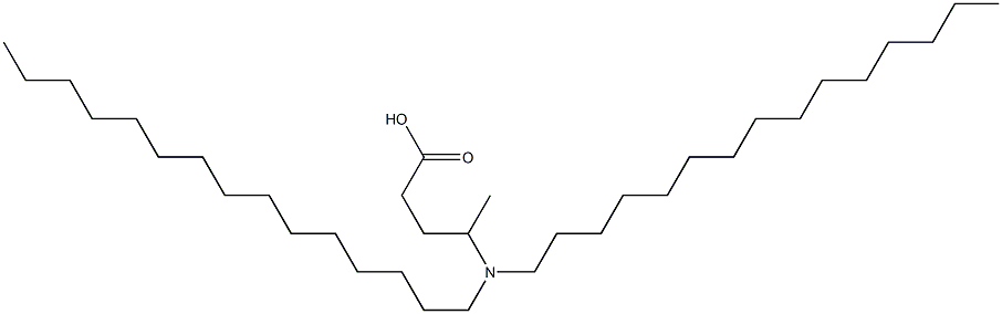 4-(Dipentadecylamino)valeric acid 结构式