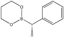 2-[(S)-1-Phenylethyl]-1,3,2-dioxaborinane,,结构式