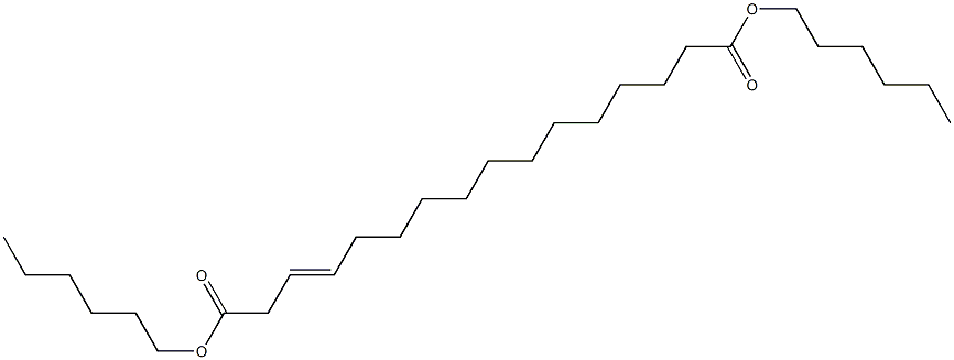 3-Hexadecenedioic acid dihexyl ester