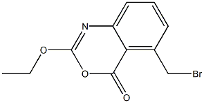 2-Ethoxy-5-bromomethyl-4H-3,1-benzoxazin-4-one,,结构式
