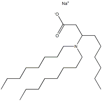 3-(Dioctylamino)nonanoic acid sodium salt