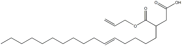 3-(5-Hexadecenyl)succinic acid 1-hydrogen 4-allyl ester Structure