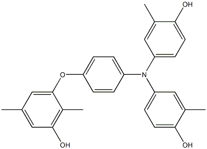 N,N-Bis(4-hydroxy-3-methylphenyl)-4-(3-hydroxy-2,5-dimethylphenoxy)benzenamine