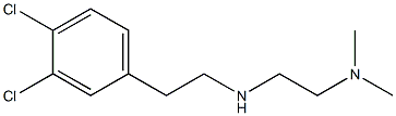 2-(3,4-Dichlorophenyl)-N-(2-dimethylaminoethyl)ethanamine Structure