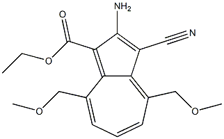 2-Amino-3-cyano-4,8-bis(methoxymethyl)azulene-1-carboxylic acid ethyl ester