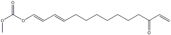 (11E,13E)-14-(Methoxycarbonyloxy)-1,11,13-tetradecatrien-3-one