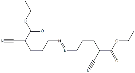 5,5'-Azobis(2-cyanovaleric acid)diethyl ester Structure