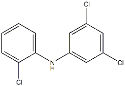 3,5-Dichlorophenyl 2-chlorophenylamine Structure