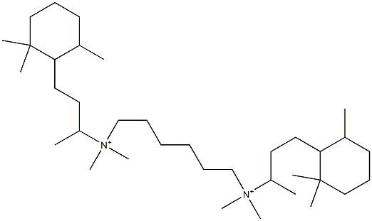  N,N,N',N'-Tetramethyl-N,N'-bis[1-methyl-3-(2,2,6-trimethylcyclohexyl)propyl]-1,6-hexanediaminium