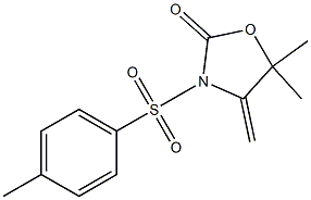 3-Tosyl-4-methylene-5,5-dimethyloxazolidine-2-one