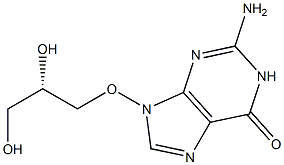 2-Amino-9-[(S)-2,3-dihydroxypropyloxy]-9H-purin-6(1H)-one