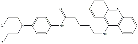 9-[5-[4-[Bis(2-chloroethyl)amino]phenylamino]-5-oxopentylamino]acridine