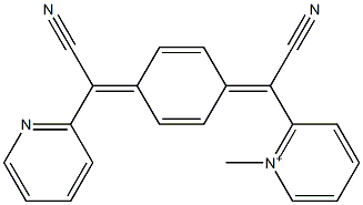 2-[[4-[(2-Pyridinyl)cyanomethylene]-2,5-cyclohexadien-1-ylidene]cyanomethyl]-1-methylpyridin-1-ium