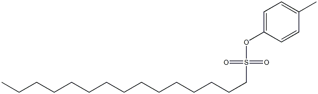 1-Pentadecanesulfonic acid 4-methylphenyl ester