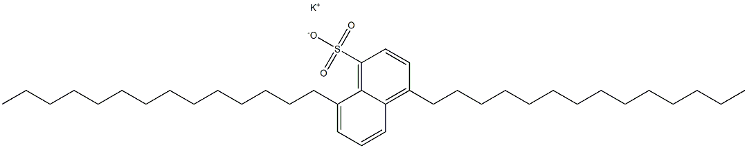 4,8-Ditetradecyl-1-naphthalenesulfonic acid potassium salt