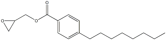 4-Octylbenzoic acid glycidyl ester Structure