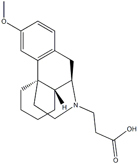 3-Methoxy-17-(2-carboxyethyl)morphinan