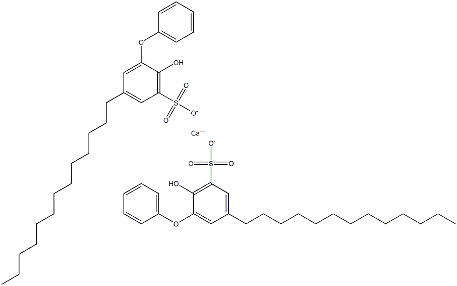 Bis(2-hydroxy-5-tridecyl[oxybisbenzene]-3-sulfonic acid)calcium salt