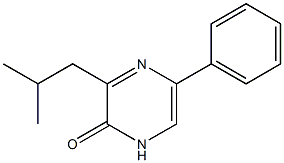 3-Isobutyl-5-phenylpyrazin-2(1H)-one Struktur