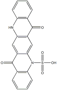 5,7,12,14-Tetrahydro-7,14-dioxoquino[2,3-b]acridine-5-sulfonic acid