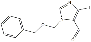 4-Iodo-1-[(benzyloxy)methyl]-1H-imidazole-5-carbaldehyde,,结构式