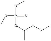 Thiophosphoric acid O,O-dimethyl S-pentyl ester 结构式