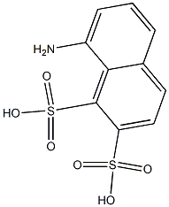 8-Amino-1,2-naphthalenedisulfonic acid Structure