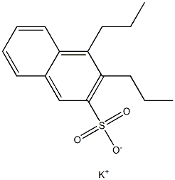 3,4-Dipropyl-2-naphthalenesulfonic acid potassium salt