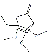 5,5,6,6-Tetramethoxybicyclo[2.2.1]hept-2-en-7-one 结构式