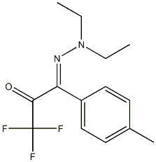 1-(p-Tolyl)-1-(diethylhydrazono)-3,3,3-trifluoro-2-propanone