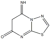 5-Imino-6H-1,3,4-thiadiazolo[3,2-a]pyrimidin-7(5H)-one 结构式