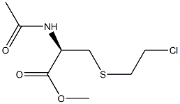 N-Acetyl-3-[(2-chloroethyl)thio]-L-alanine methyl ester|