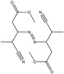 3,3'-Azobis(4-cyanovaleric acid)dimethyl ester Structure