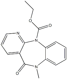  5,6-Dihydro-6-methyl-5-oxo-11H-pyrido[2,3-b][1,5]benzodiazepine-11-carboxylic acid ethyl ester